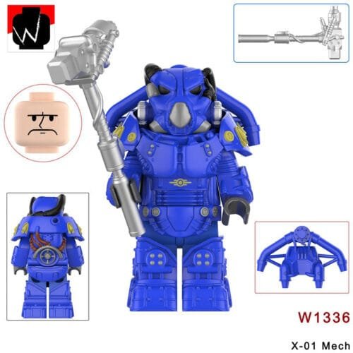 Fallout X-01 Power Armor Minifigures W1336