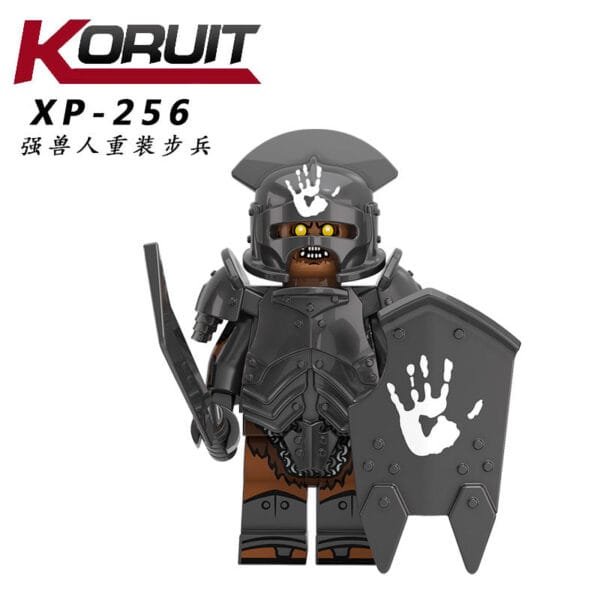 Lord of the Rings Uruk-Hai Heavy Infantry Minifigures XP256