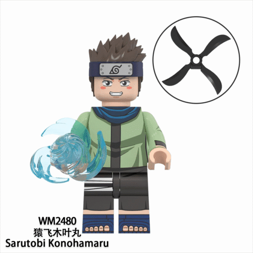 Anime Naruto Shippuden Sarutobi Konohamaru Minifigures WM2480