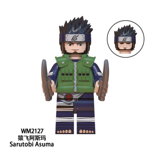 Anime Naruto Shippuden Sarutobi Asuma Minifigures WM2127