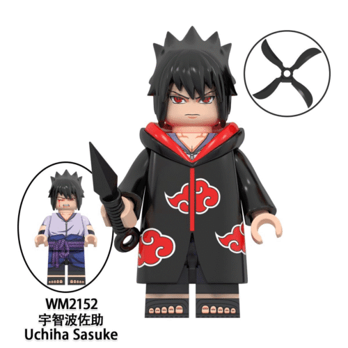Anime Naruto Shippuden Uchiha Sasuke Minifigures WM2152