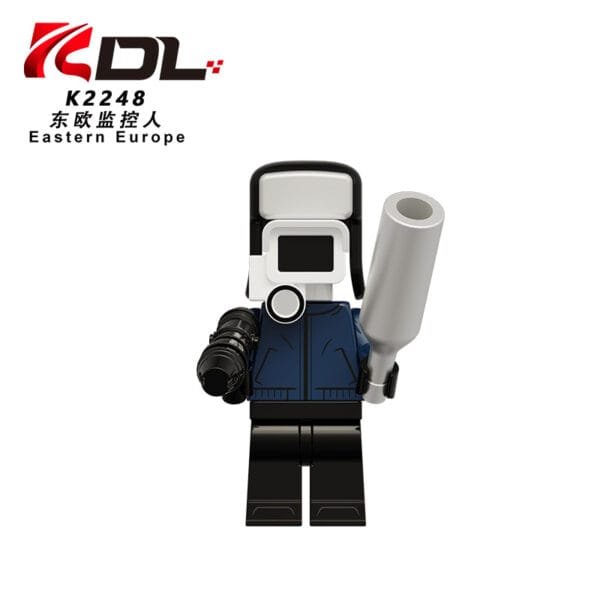 Skibidi Toilet Eastern Europen Watchman Minifigures K2248