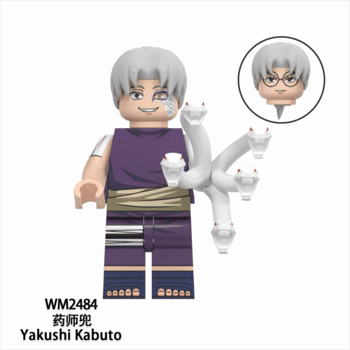 Anime Naruto Shippuden Kabuto Yakushi Minifigures WM2484