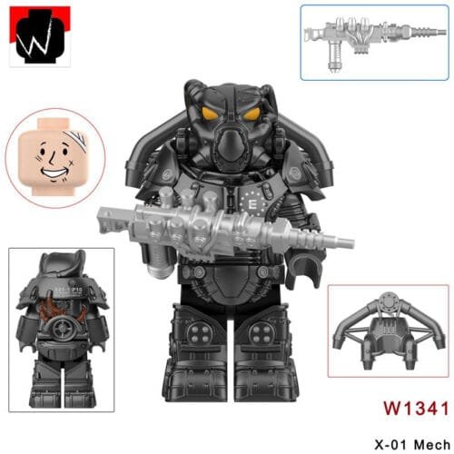 Fallout X-01 Power Armor Minifigures W1341