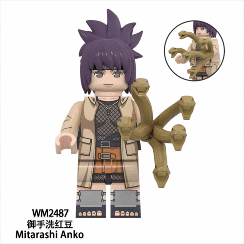 Anime Naruto Shippuden Mitarashi Anko Minifigures WM2487