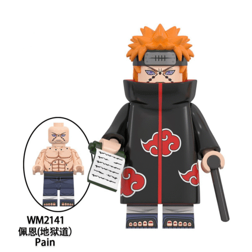 Anime Naruto Shippuden Hell Path(Pain) Minifigures WM2141