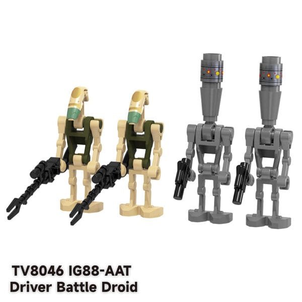 Star Wars IG88 AAT and Driver Battle Droid Minifigures TV8046