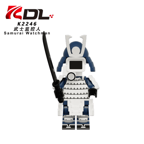 Skibidi Toilet Samurai Watchman Minifigures K2246