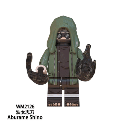 Anime Naruto Shippuden Aburame Shino Minifigures WM2126
