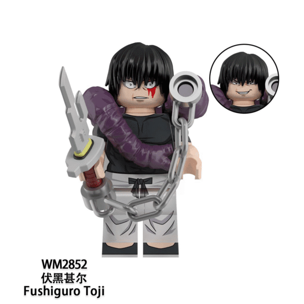 Anime Jujutsu Kaisen Fushiguro Toji Minifigures WM2852