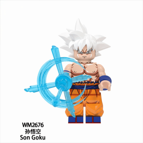 Anime Dragon Ball Z Goku (Ultra Instinct) Minifigures WM2676