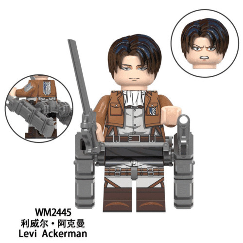 Anime Attack on Titan Levi Ackerman Minifigures WM2445