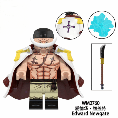 Anime One Piece Edward Newgate Minifigures WM2760