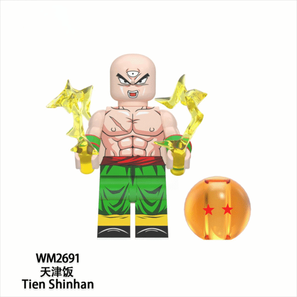 Anime Dragon Ball Z Tien Shin Han Minifigures WM2691