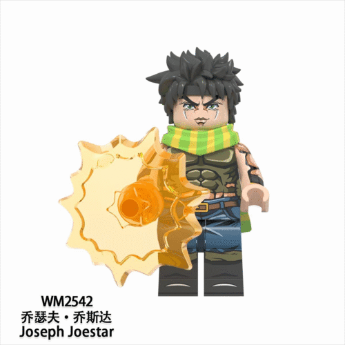 Anime JoJo??s Bizarre Adventure Joseph Joestar Minifigures WM2542