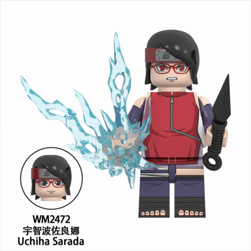 Anime Naruto Shippuden Uchiha Sarada Minifigures WM2472