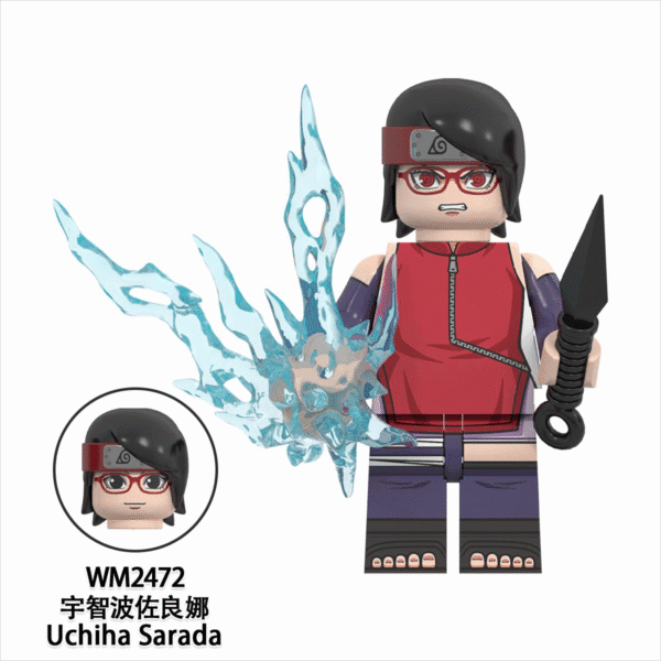 Anime Naruto Shippuden Uchiha Sarada Minifigures WM2472