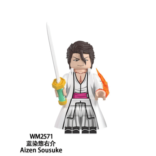 Anime Bleach Aizen Sosuke Minifigures WM2571