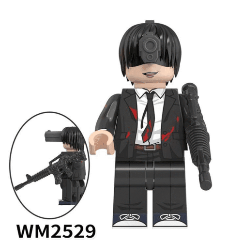 Anime Chainsaw Man Gun Devil Minifigures WM2529