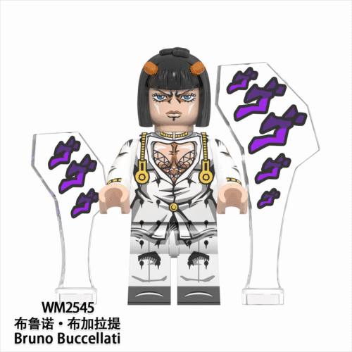Anime JoJo??s Bizarre Adventure Bruno Buccellati Minifigures WM2545