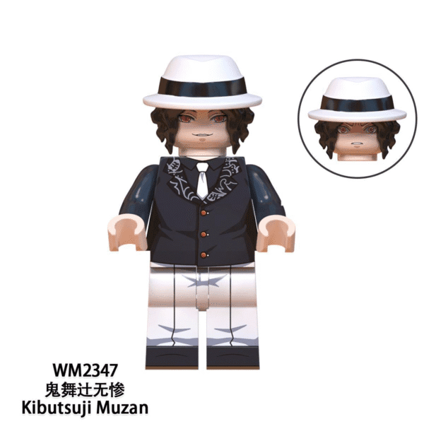 Anime Demon Slayer Muzan Kibutsuji Minifigures WM2347