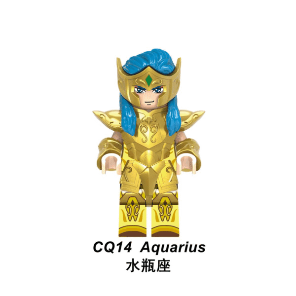 Anime Gold Saints Aquarius Camus Minifigures CQ14