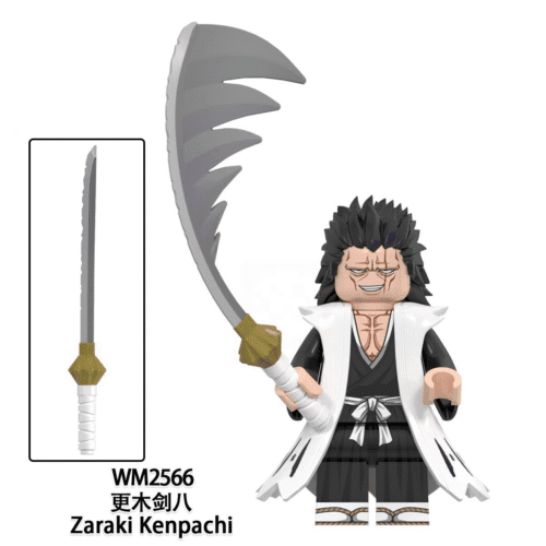 Anime Bleach Zaraki Kenpachi Minifigures WM2566