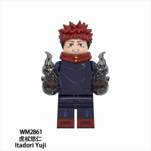Anime Jujutsu Kaisen Itadori Yuji Minifigures WM2861