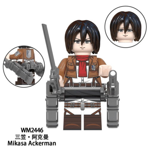 Anime Attack on Titan Mikasa Ackerman Minifigures WM2446