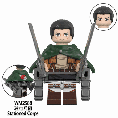 Anime Attack on Titan Stationed Corps Minifigures WM2588