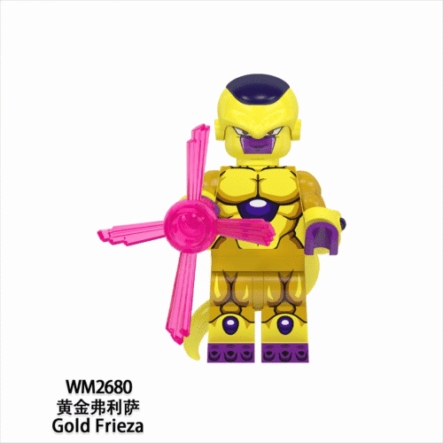 Anime Dragon Ball Z Golden Frieza Minifigures WM2680