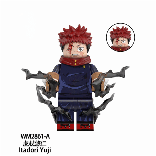 Anime Jujutsu Kaisen Itadori Yuji Minifigures WM2861A