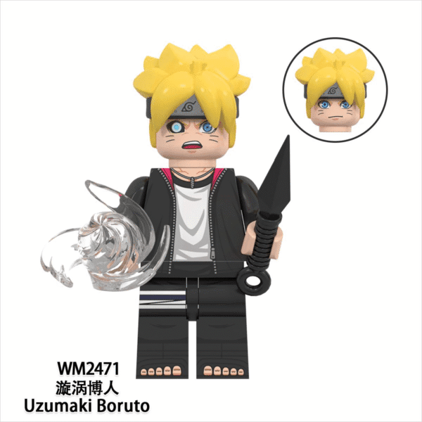 Anime Naruto Shippuden Uzumaki Boruto Minifigures WM2471