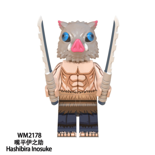 Anime Demon Slayer Inosuke Hashibira Minifigures WM2178