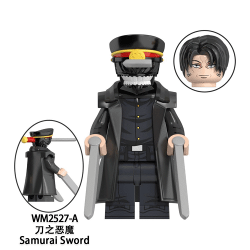 Anime Chainsaw Man Samurai Sword Minifigures WM2527A