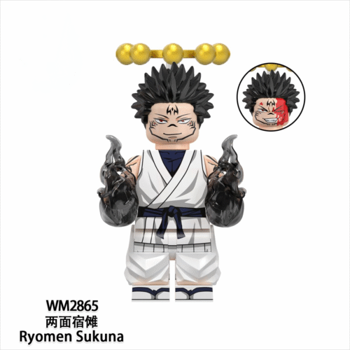 Anime Jujutsu Kaisen Ryomen Sukuna Minifigures WM2865