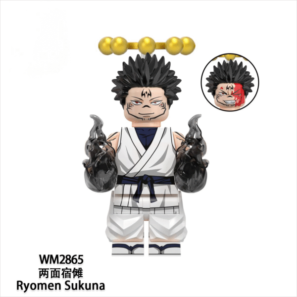 Anime Jujutsu Kaisen Ryomen Sukuna Minifigures WM2865