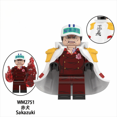 Anime One Piece Akainu Minifigures WM2751