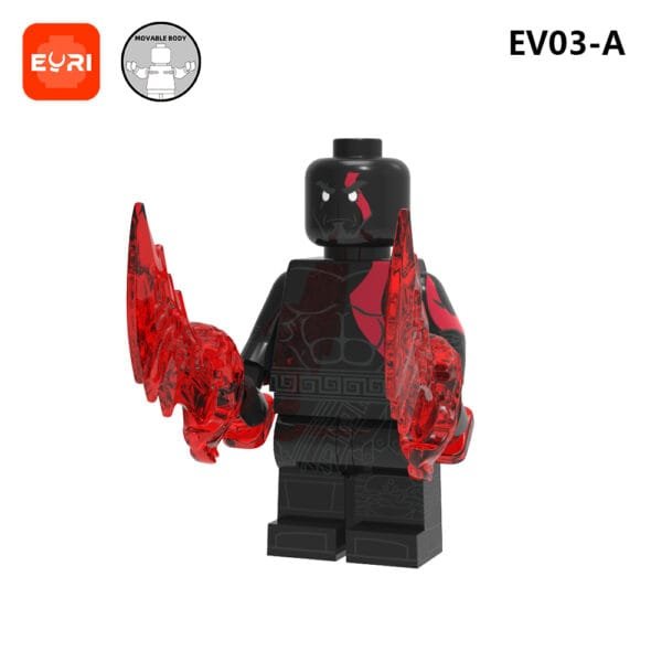Games God Of War Kratos Blades of Chaos Minifigures EV03-A