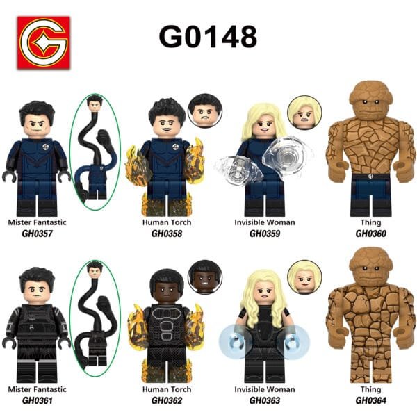 Marvel Fantastic Four Minifigures G0148