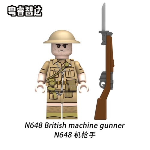 British Machine Gunner Minifigures N648