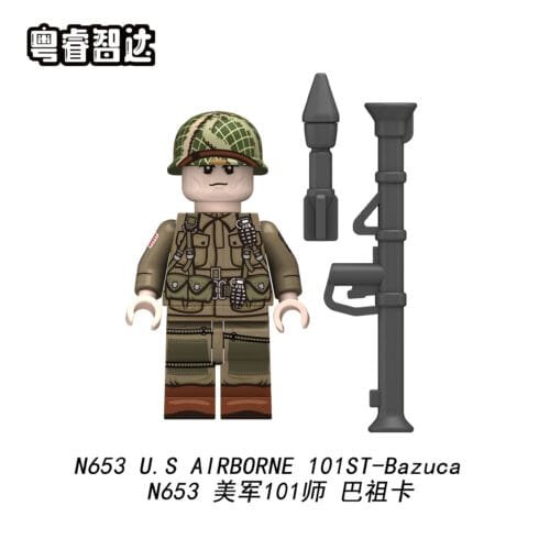 U.S AIRBORNE 101ST-Bazuca Minifigures N653