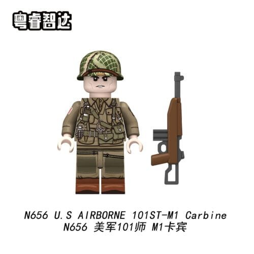 U.S AIRBORNE 101ST-M1 Carbine Minifigures N656