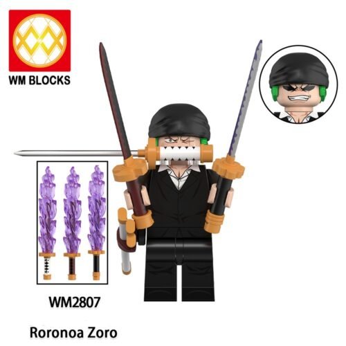 Anime ONE PIECE Roronoa Zoro Minifigures WM2807
