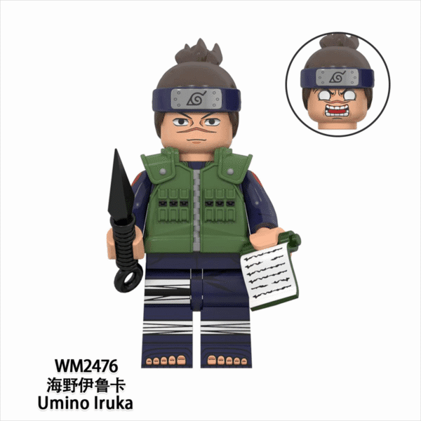 Anime Naruto Shippuden Umino Iruka Minifigures WM2476