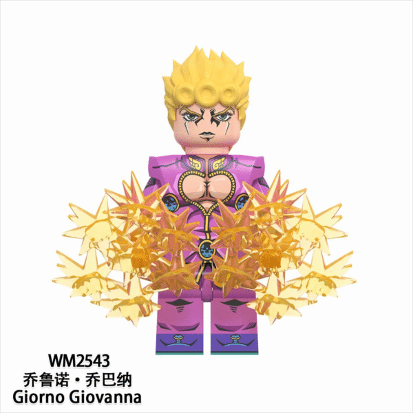 Anime JoJo??s Bizarre Adventure Giorno Giovanna Minifigures WM2543