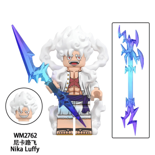 Anime One Piece Nika Luffy Minifigures WM2762
