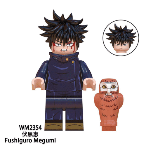 Anime Jujutsu Kaisen Fushiguro Megumi Minifigures WM2354