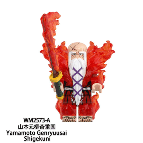 Anime Bleach Yamamoto Genryusai Shigekuni Minifigures WM2573-A