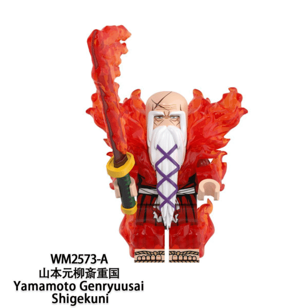 Anime Bleach Yamamoto Genryusai Shigekuni Minifigures WM2573-A